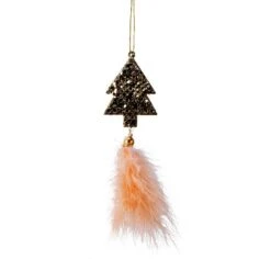 Sapin De Noël à Suspendre Palie Champagne