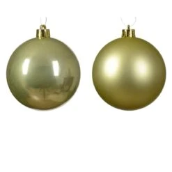 Lot De 16 Boules De Noël (D40 Mm) Alpine Pistache -Village de Noel 1 6 boules alpine boule pistache 128451 1686311542