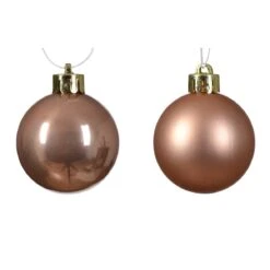 Lot De 16 Boules De Noël (D40 Mm) Alpine Rose Pétillant -Village de Noel 1 6 boules alpine boule rose petillant 128449 1686311192