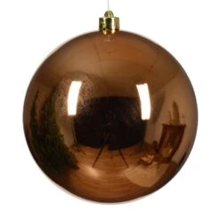 Boule De Noël (D140 Mm) Alpine Rouge Cuivré