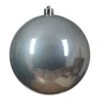 Boule De Noël (D140 Mm) Alpine Gris Marbre -Village de Noel 1 alpine boule incassable brillant d 14 cm gris marbre 128462 1686564306