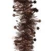 Guirlande De Noël (D9 Cm) étoilée Alpine Brun Café -Village de Noel 1 alpine guirlande scintillante pvc brillant mix scintillante a etoiles 128593 1685440101
