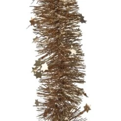 Guirlande De Noël (D9 Cm) étoilée Alpine Brun Gingembre