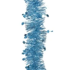 Guirlande De Noël (D9 Cm) étoilée Alpine Bleu Pétillant