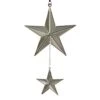 Etoile De Noël à Suspendre Duo Argent -Village de Noel 1 argent etoile fer 128553 1685707327