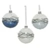 Lot De 6 Boules De Noël En Verre (D80 Mm) Horizon Transparent -Village de Noel 1 bo te 6 en verre boule verre emaille brillant ligne etoile horizontale 3col ass dia8 00cm assortie 116143 1653911731