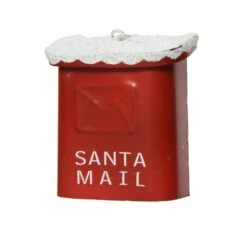 Boîte Aux Lettres Santa De Noël Rouge