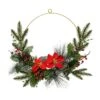 Couronne De Noël Fleur D'hiver -Village de Noel 1 classic couronne pommes pin poinsettia baies 128952 1685693839
