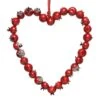 Couronne De Noël Coeur Baies Rouge -Village de Noel 1 coeur baies l2 50 w34 00 h34 00cm assortie 101386 1624525774
