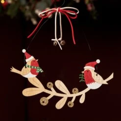 Couronne De Noël Oiseaux