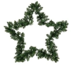 Couronne De Noël Branche D'étoile Vert Sapin