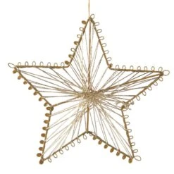 Etoile De Noël à Suspendre Ora Or