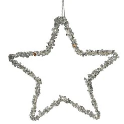 Etoile De Noël à Suspendre Gily Argent