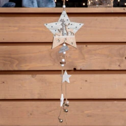Etoile De Noël à Suspendre Géant Naturel