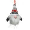 Lutin Eliott De Noël à Suspendre Gris -Village de Noel 1 gnome polyester 2ass l6 00 w9 00 h12 00cm blanc 115312 1653998818