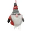 Lutin Eliott De Noël à Suspendre Rouge -Village de Noel 1 gnome polyester 2ass l6 00 w9 00 h12 00cm rouge 115309 1653998874