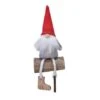 Lutin De Noël Hector Bonnet Rouge H14,50 Cm -Village de Noel 1 gnome polyester sur bouleau 2col ass l7 00 w4 50 h14 50cm rouge 115459 1653990068