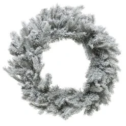 Couronne De Noël Glorious Vert Givré