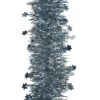 Guirlande De Noël (D10 Cm) étoilée Alpine Bleu Gris