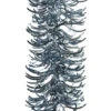 Guirlande De Noël (D10 Cm) Ondulée Alpine Bleu Gris