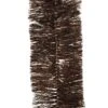 Guirlande De Noël (D7,50 Cm) Alpine Marron Foncé -Village de Noel 1 guirlande scintillante pvc dia7 00 l270 00cm brun fonce 100231 1624351045