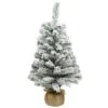 Sapin Artificiel De Noël Royal H60 Cm Vert Enneigé -Village de Noel 1 imperial mini arbre enneige int rieur dia35 00 h60 00cm vert blanc 116005 1653915475