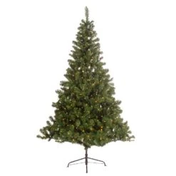 Sapin De Noël Artificiel Lumineux Royal Pour Extérieur H210 Cm Vert Sapin