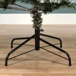 Sapin Artificiel De Noël King H150 Cm Vert Enneigé -Village de Noel 1 king pine nf snowy h150cm 129236 1687329416