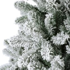 Sapin Artificiel De Noël King H240 Cm Vert Enneigé -Village de Noel 1 king pine nf snowy h240cm 129290 1687330077