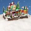 Village De Noël Lumineux Et Musical Passage Du Train -Village de Noel 1 led paysage polyresine fixe int rieur l35 00 w22 50 h21 50cm 34l multi 116554 1653898900
