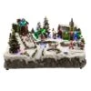 Village De Noël Lumineux Jeux D'hiver -Village de Noel 1 led paysage polyresine village int rieur l34 00 w h19 00cm 18l multi 116470 1653900462