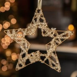 Etoile De Noël à Suspendre Sam Or