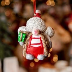 Lutin De Noël Meliss De Noël à Suspendre Rouge