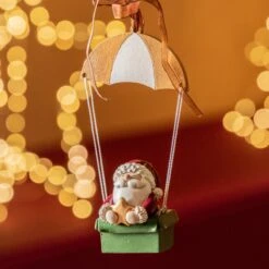 Père Noël à Suspendre Montgolfière Multicolore