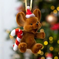 Souris De Noël Fretzy Marron