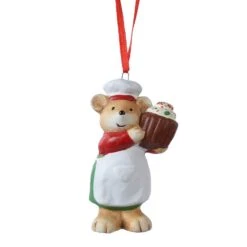Souris De Noël Vito Multicolore -Village de Noel 1 mod b souris terre cuite souris 128384 1685540065