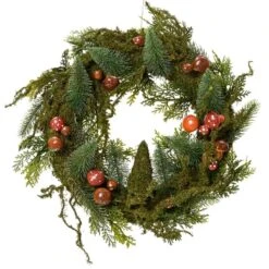 Couronne De Noël Champignons D60 Cm