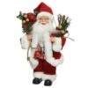 Père Noël Jan H30 Cm -Village de Noel 1 pere noel polyester sac cadeau branche l20 00 w10 00 h30 00cm rouge et blanc 116089 1653913484