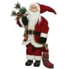 Père Noël Santa H60 Cm -Village de Noel 1 pere noel polyesther l19 00 w27 00 h60 00cm rouge couleur s 102364 1624259014