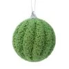Lot De 12 Boules De Noël (D80 Mm) Etincelle Vert Gui -Village de Noel 1 plateau a 12 boule mousse paillettes paillettes dia8 00cm vert gui 116176 1653911162