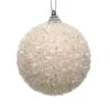 Lot De 12 Boules De Noël En Verre (D80 Mm) Scintillante Rose Poudré -Village de Noel 1 plateau a 12 boule mousse scintillant dia8 00cm rose poudre 116155 1653911621