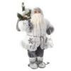 Père Noël Victorien H60 Cm 1 Père Noël Victorien H60 Cm -Village de Noel 1 pnoel pes a flocon 60cm blanc couler s 71206