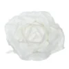 Fleur De Noël Avec Crochet Rosine Blanc -Village de Noel 1 rose polyesther dia28 00 h18 00cm blanc 101188 1624023969