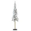 Sapin Artificiel De Noël Sierra H150 Cm Vert Enneigé -Village de Noel 1 sapin sierra enneige pe r nfolded tree 232 tips dia 36cm r n 150cm vert blanc 71209