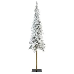Sapin Artificiel De Noël Sierra H240 Cm Vert Enneigé