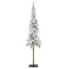 Sapin Artificiel De Noël Sierra H180 Cm Vert Enneigé