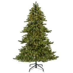 Sapin De Noël Artificiel Lumineux Pour Extérieur Yukon H300 Cm Vert Sapin