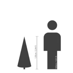 Sapin Artificiel De Noël Sierra H120 Cm Vert Enneigé -Village de Noel 1 sierra sapin enneige dia30 00 h120 00cm vert blanc 116449 1654004641