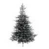 Sapin Artificiel De Noël Glorious H210 Cm Vert Enneigé -Village de Noel 1 snowy grandis sapin nf sapin charniere pied metal 2326 branches 150cm mix aiguilles vraies 210cm vert blanc 54715