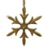 Flocon De Noël à Suspendre Enzo Or -Village de Noel 1 suspension aluminium 128519 1685542154